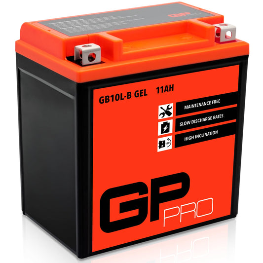 GP-PRO Gel Battery GB10L-B 12 V 11 Ah Scooter Battery Motorcycle Battery - GP-031