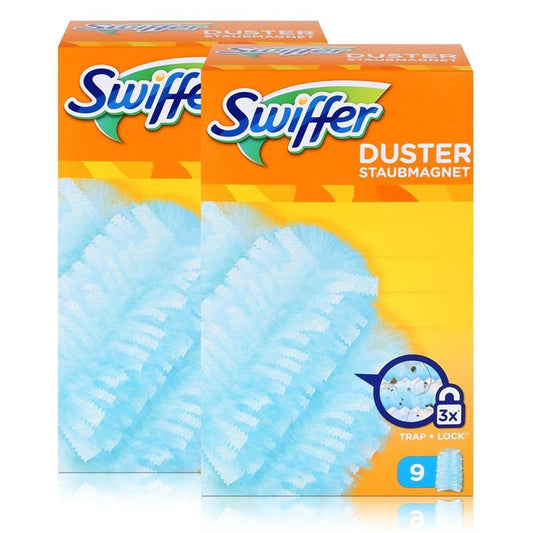 Swiffer dust magnet refill pack 54 cloths (6x9 pieces), absorbs and locks in 3x more dust and hair compared to conventional dusting methods - 541553