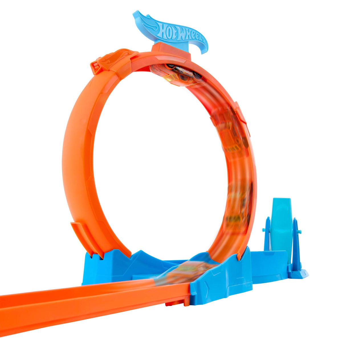 Hot Wheels Track Creator Triple Loop Pack and 1:64 Toy Car - JDW39