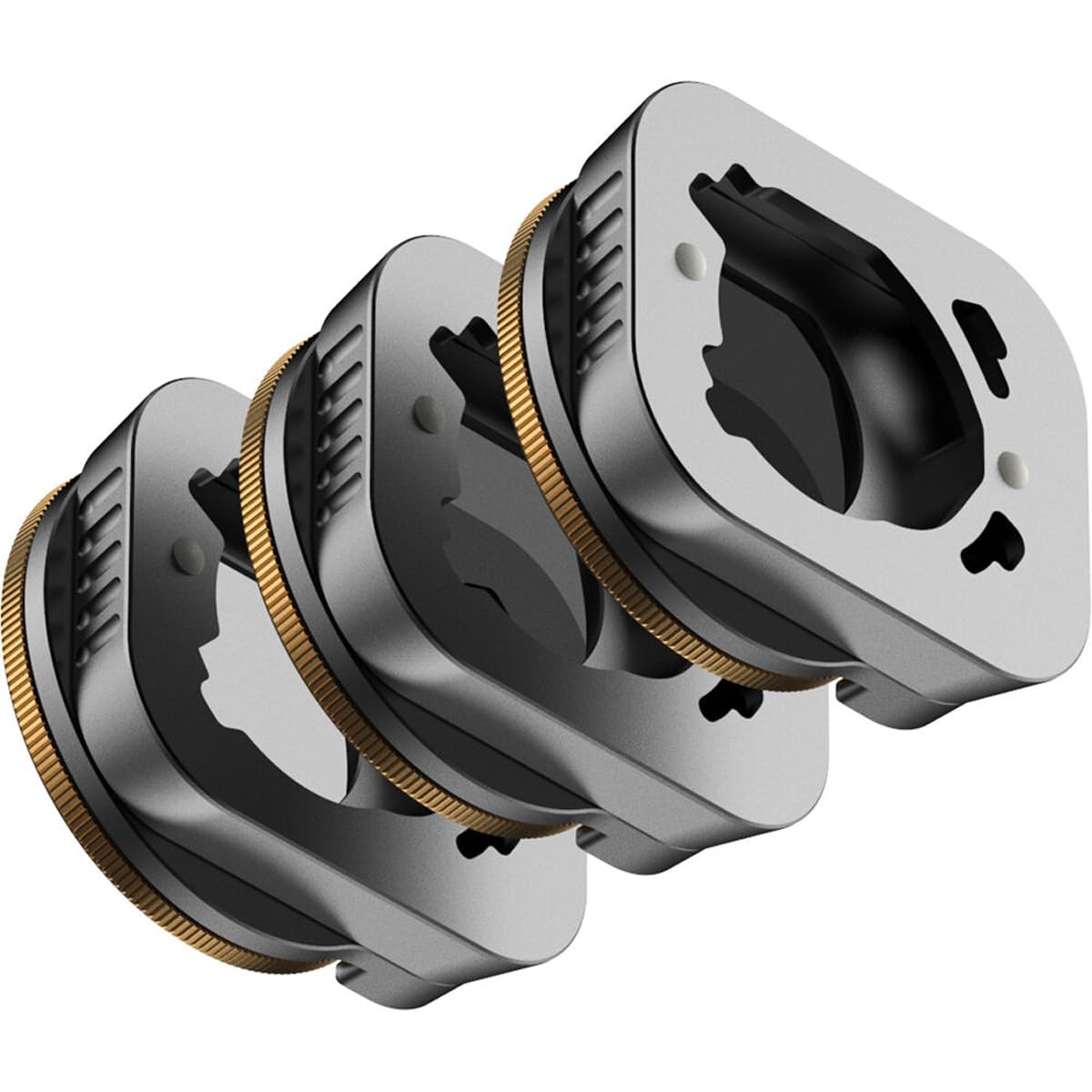 PolarPro - DJI Mini 3 Pro - Vivid - ND8/PL + ND16/PL + ND32/PL (3-Pack) - Ultra-Lightweight Aluminum - Precisely Engineered - horizontal and vertical shooting modes - Color Neutrality - MINI3-PRO-VIVID