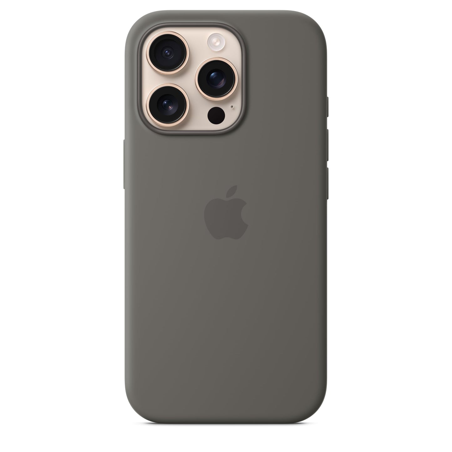 Apple iPhone 16 Pro Silicone Case with MagSafe - Stone Gray  - MYYL3ZM/A