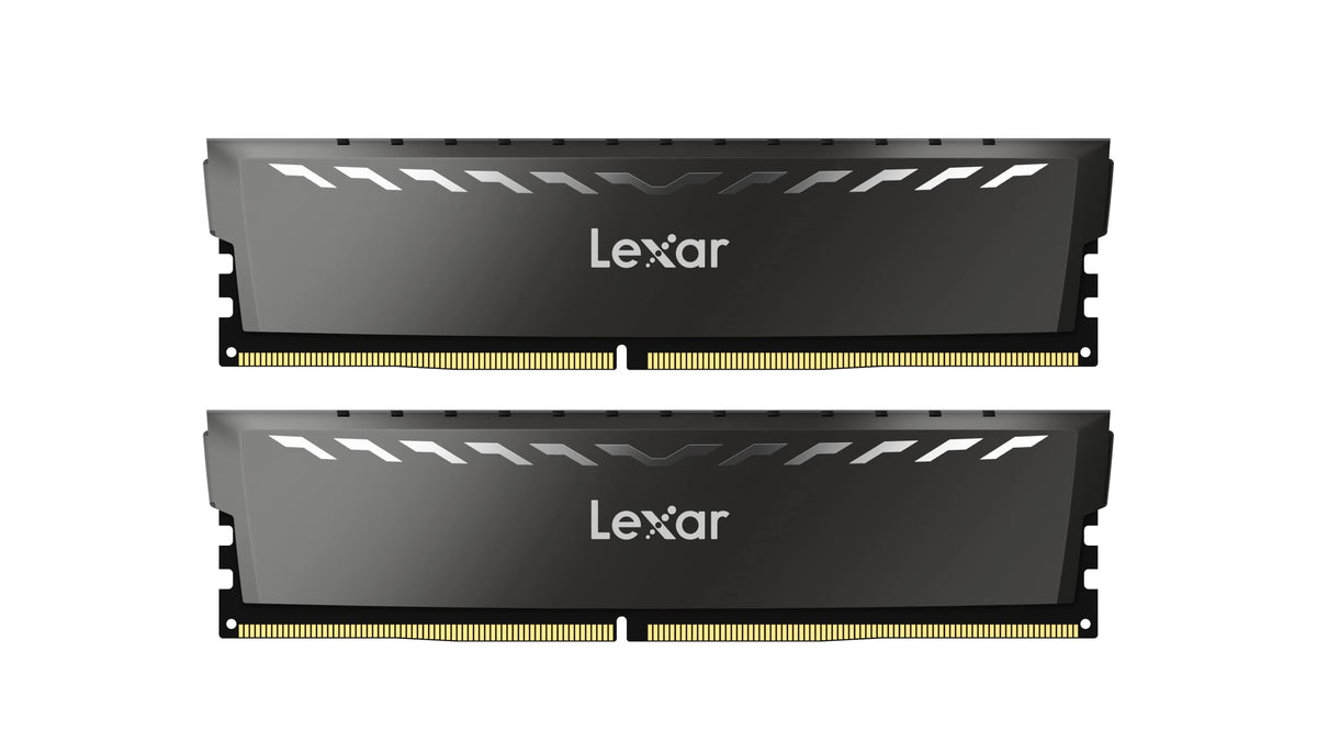 Lexar DDR4 RAM 16GB Kit (2x8GB) 3200 MHz, DRAM 288-Pin UDIMM Desktop Memory, XMP 2.0 high-performance RAM, CL16-18-18-38, 1.35V - LD4BU008G-R3200GDXG
