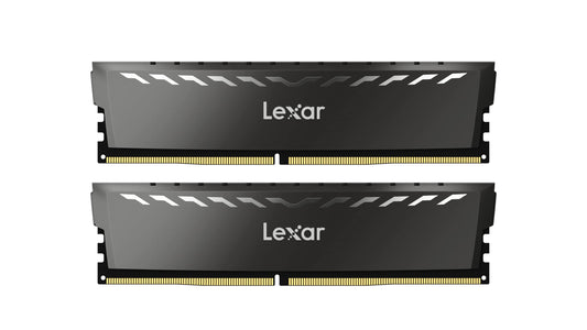 Lexar DDR4 RAM 16GB Kit (2x8GB) 3200 MHz, DRAM 288-Pin UDIMM Desktop Memory, XMP 2.0 high-performance RAM, CL16-18-18-38, 1.35V - LD4BU008G-R3200GDXG