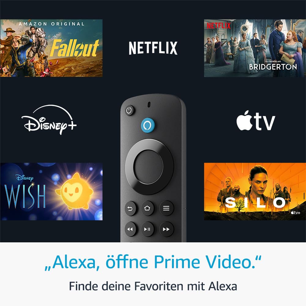 Amazon Alexa Voice Remote for Fire TV with TV Control Buttons - International Version | Compatible Fire TV device required - PA38CA