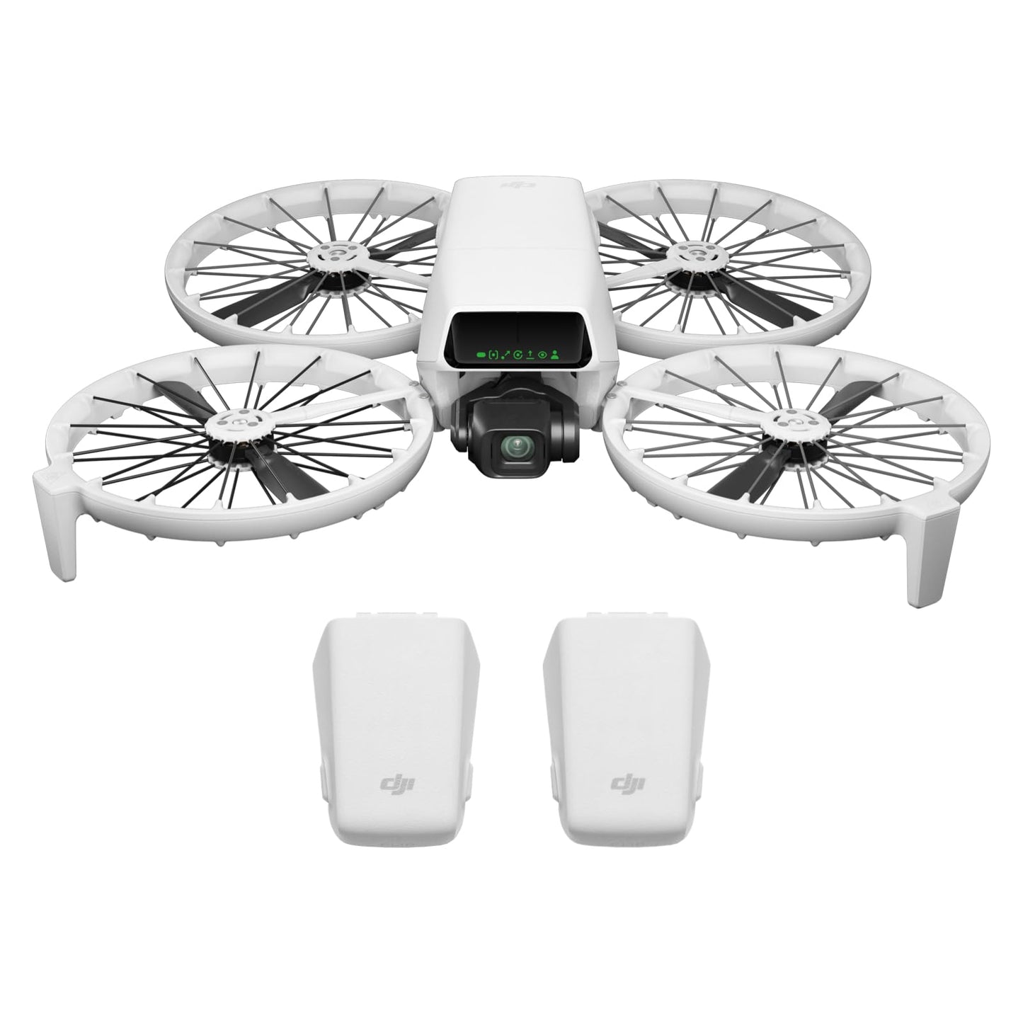 DJI Flip Combo with 2 Batteries without Screen Remote Control, Drone with 4K UHD Camera for Adults, Palm Start, Auto Return, Smart Flight, 2 Batteries - DF1A0424