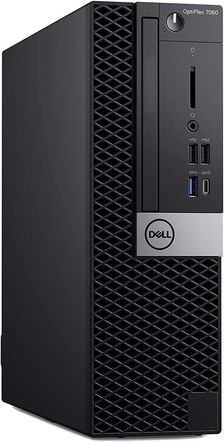 Dell Optiplex 7060 SFF Desktop Computer PC, Intel Core i5-8500, 8GB RAM, 256GB SSD, WiFi, Bluetooth, US QWERTY Keyboard, Windows 11 Pro (Refurbished)