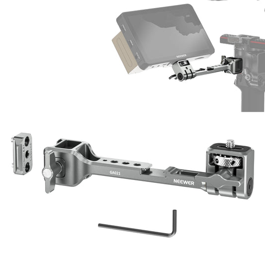 NEEWER NATO monitor mount for RS Gimbal, 360° rotating field monitor mount with NATO clamp and 1/4" thread, compatible with DJI RS5, RS4, RS4PRO, RS3, RS3PRO, RS2, RSC2, RoninS, RoninSC, GA021 - 10105014
