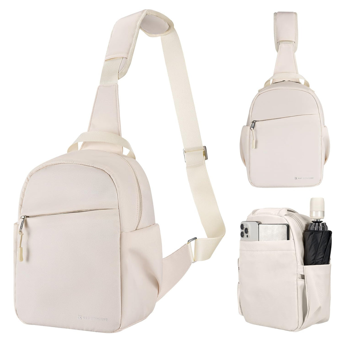 K&F CONCEPT Geantă pentru cameră, Geantă tip sling pentru cameră Rucsac foto mic - JPKF13.171V3US