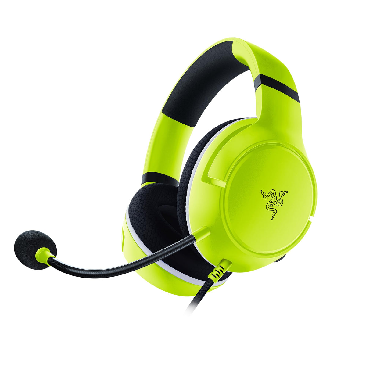 Razer Kaira X - Căști de gaming cu fir pentru Xbox Series X|S (driveri Triforce de 50 mm, microfon HyperClear cardioid, controale integrate, compatibilitate multiplatformă) Verde - RZ04-03970600-R3M1