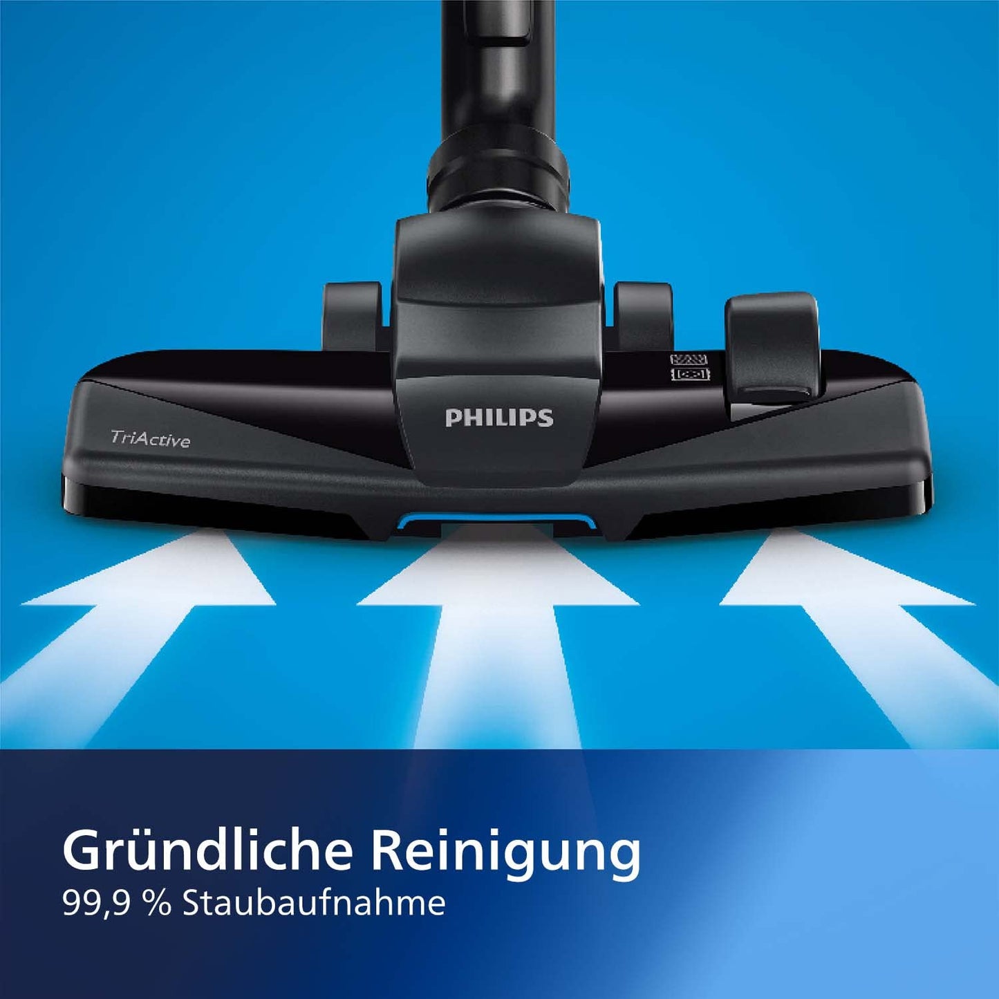 Philips Series 3000 Performer Compact Bagged Vacuum Cleaner - 900W Vacuum Cleaner with Allergy Filter, 9m Range (XD3110/09)