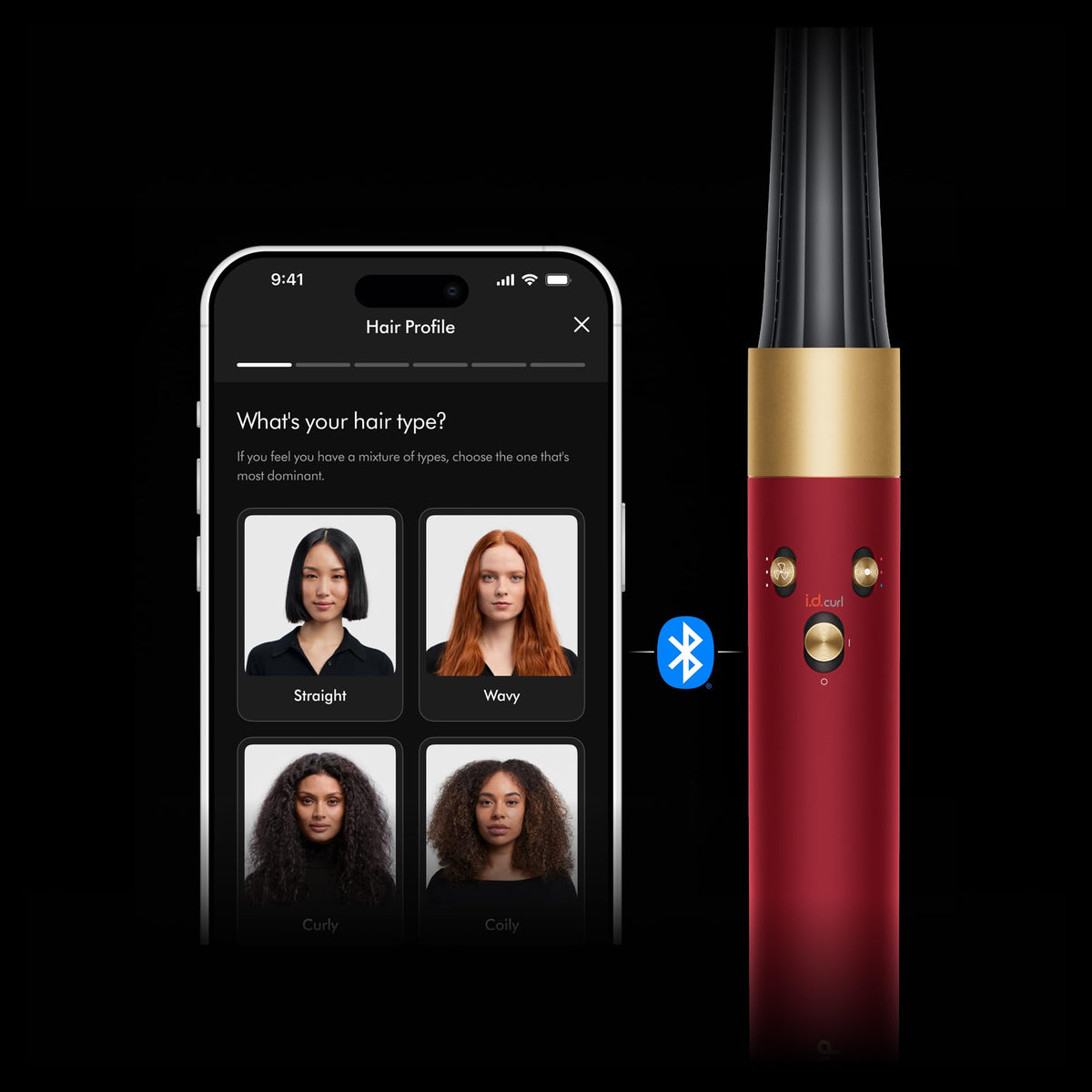 Dyson Airwrap i.d.™ Multi-Hairstyler & Uscător, Drept - ondulat, Roșu catifea - HS08