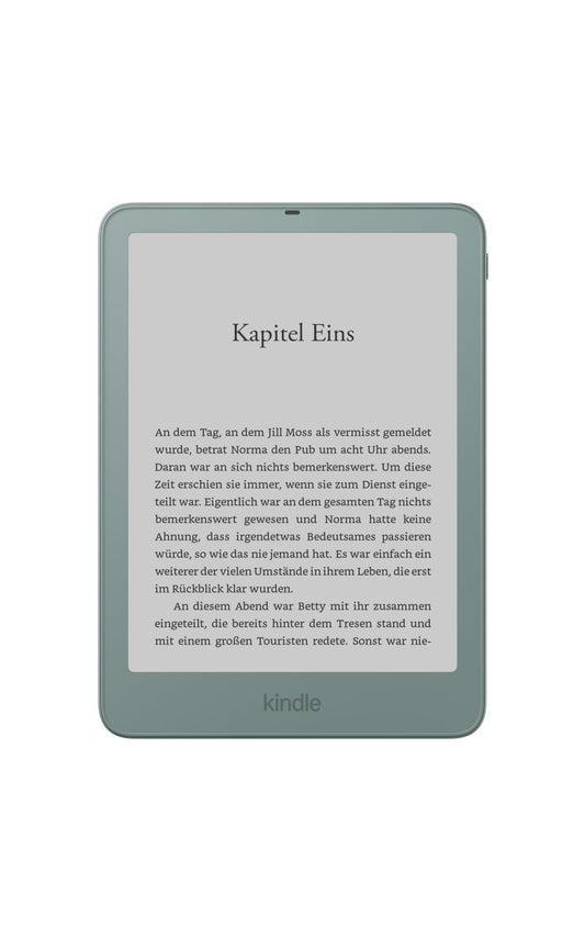 Amazon Kindle Paperwhite Signature Edition 32 GB (Latest Generation), thinner, new aluminum design, 7-inch display, front light with automatic adjustment - Ocean Glass Green - Z4P36D