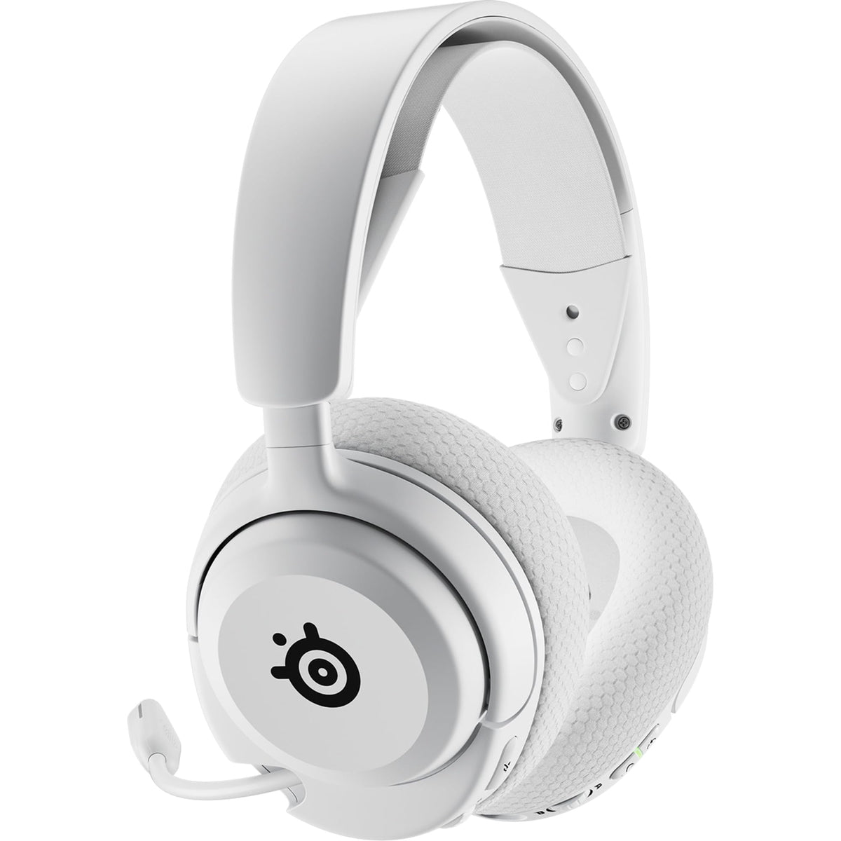 SteelSeries Arctis Nova 5X Wireless - Căști de gaming Multi-System - Xbox, PC - Driveri magnetici Neodym - Peste 100 de presetări audio - 60 de ore autonomie a bateriei - 2,4 GHz sau BT - Microfon ClearCast Gen2.X - Alb - 61677