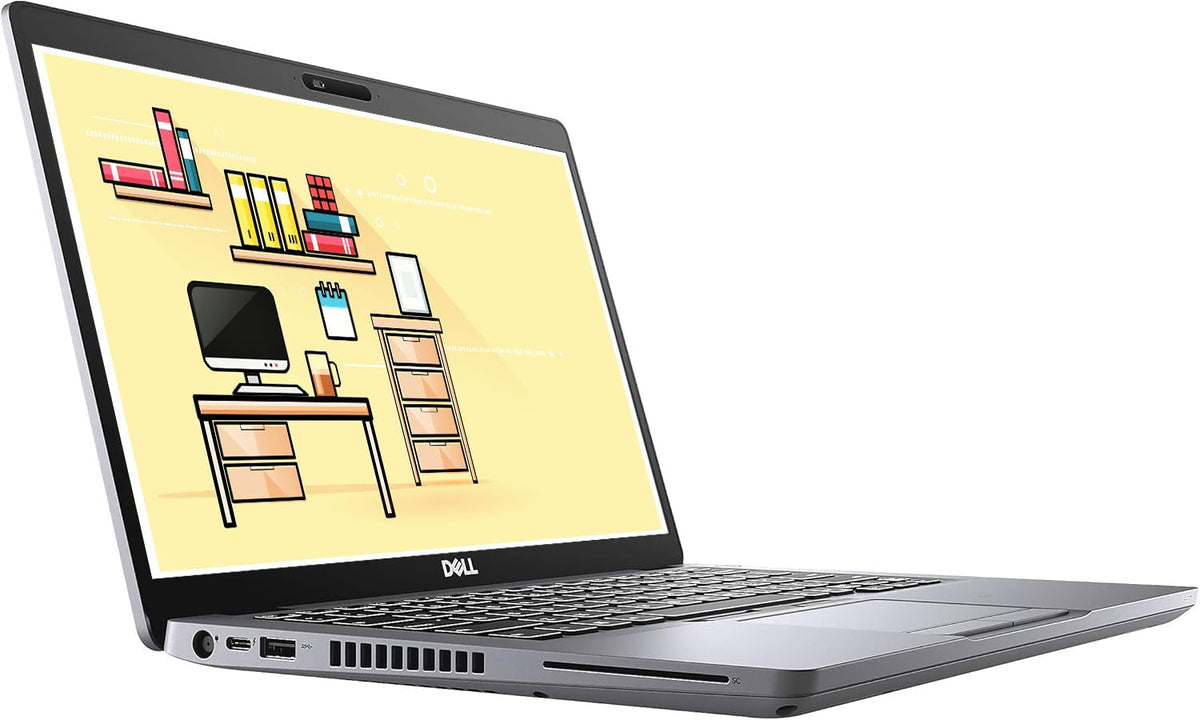 DELL Latitude 5410 Business Laptop, 14-inch FHD (1920x1080), Intel Core i5-10310U, 16GB RAM, 512GB SSD, US QWERTY keyboard, Windows 11 Pro (Refurbished) - Dell