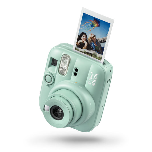 FUJIFILM instax mini 13™ instant camera for adults | Instant print camera for colorful, hands-on memories - selfie mirror, close-up mode & auto exposure |Lagoon Green