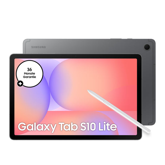 Samsung Galaxy Tab S10 Lite AI Tablet, Android Tablet, 6 GB RAM, 128 GB storage, 27.7 cm/10.9" display with 90 Hz, includes S Pen, Wi-Fi, Grey, 3 years manufacturer warranty [Exclusive on Amazon] - SM-X400NZAREUB