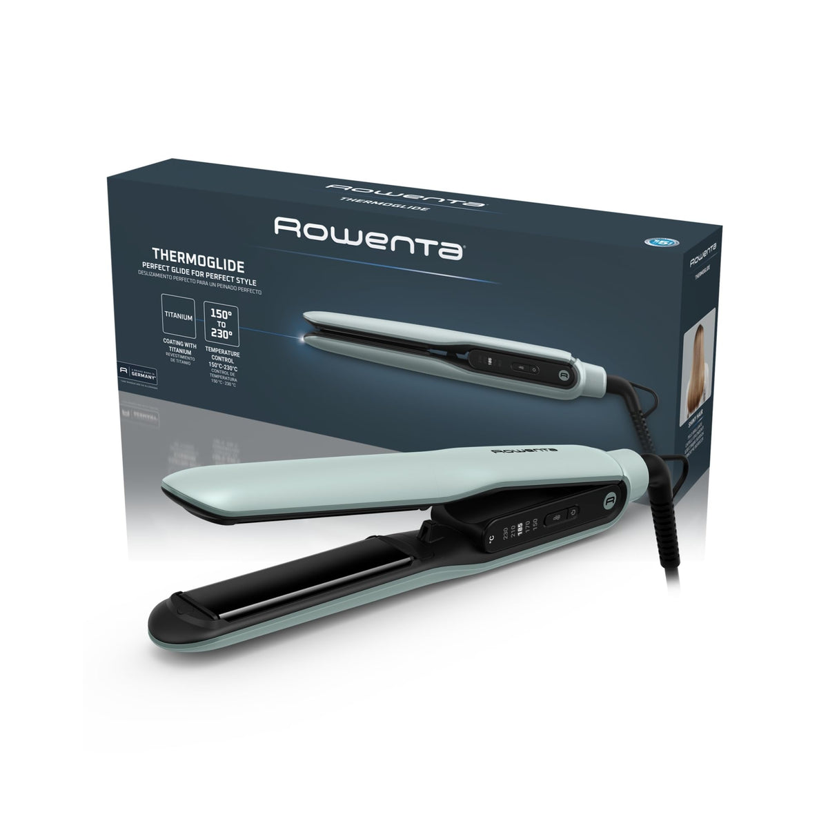 Rowenta Thermoglide, Hair Straightener, fast heating, SF5120 - SF5120E0