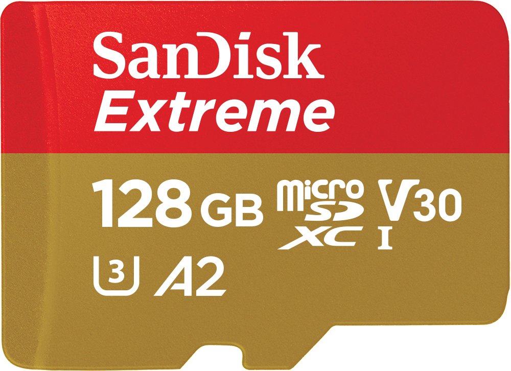 SanDisk Extreme microSDXC UHS-I memory card 128 GB for - SDSQXAA-128G-GN6AA