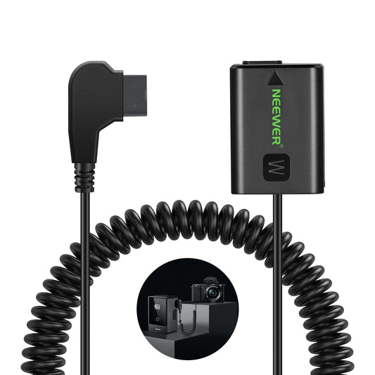 NEEWER D Tap on NP-FW50 Dummy Battery and Cable for Sony and V Mount Battery - 10103090