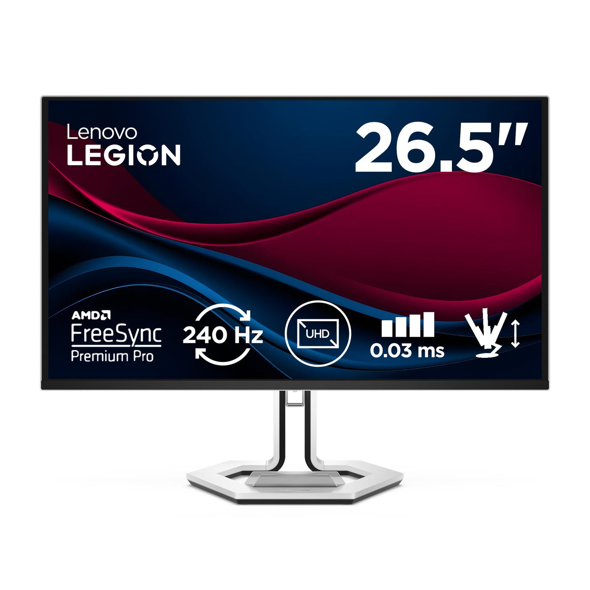 Lenovo Legion Pro 27UD-10 | 26.5" UHD OLED Gaming Monitor | 240 Hz | 0.03ms - 68CEGACBEU