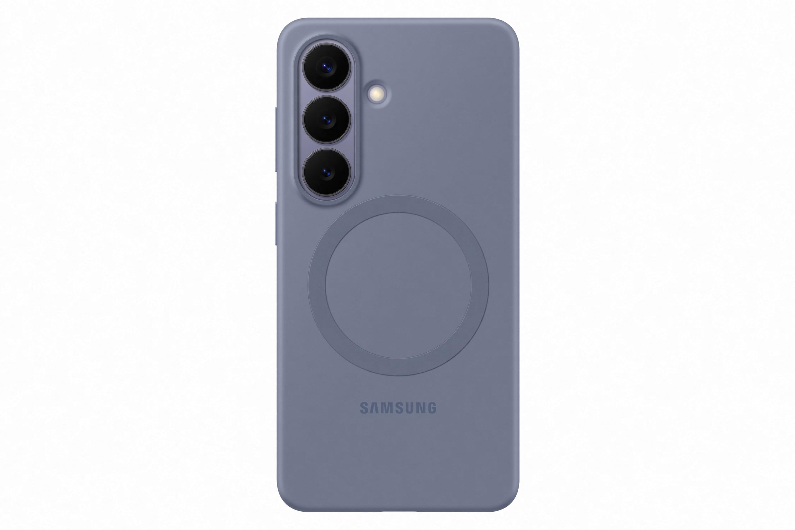 Samsung Silicone Magnet Smartphone Case EF-ES942, case for the Galaxy S26, mobile phone case with magnetic ring for attaching accessories, silicone, protective case, shockproof, thin and easy to grip, Blue Violet - EF-ES942CVEGWW