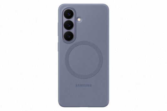Samsung Silicone Magnet Smartphone Case EF-ES942, case for the Galaxy S26, mobile phone case with magnetic ring for attaching accessories, silicone, protective case, shockproof, thin and easy to grip, Blue Violet - EF-ES942CVEGWW