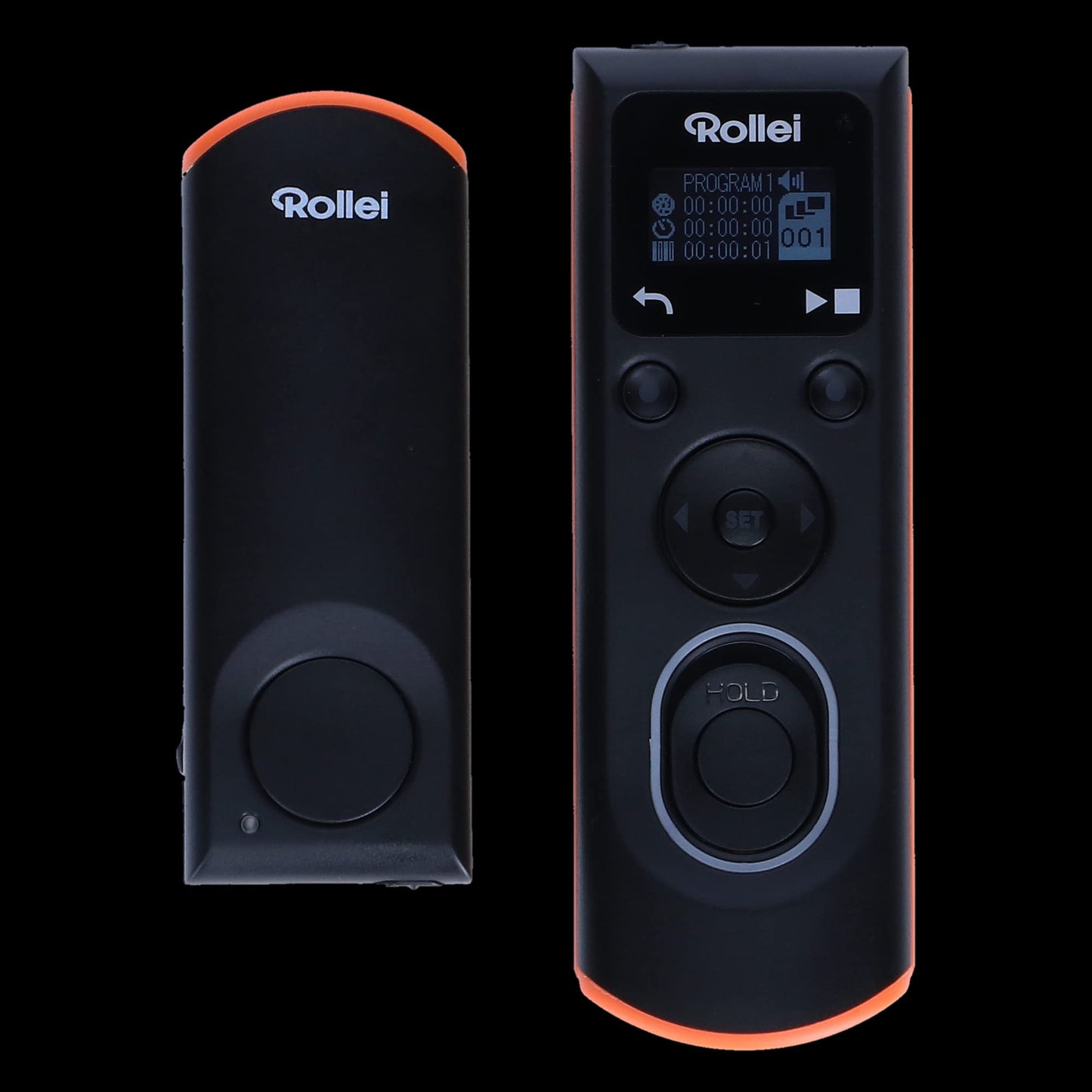 Rollei wireless remote shutter release for Sony - allows wireless remote shutter release, long exposures, continuous shooting and time interval recordings of your (manufacturer) DSLM/DSLR camera, LCD display illuminated - 281120