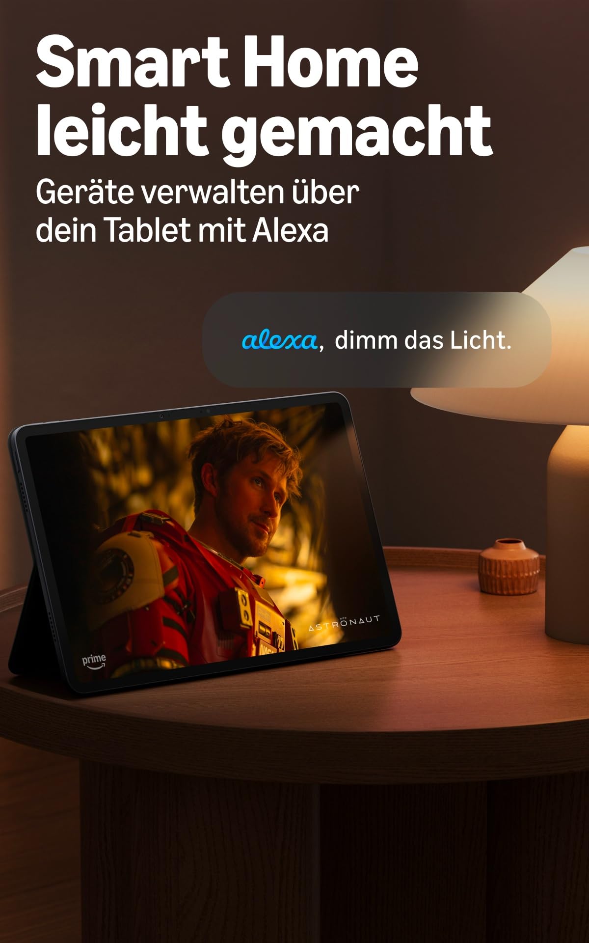 Noul tablet Amazon Alexa 12 Pro, 8 GB RAM, 128 GB, display strălucitor de 12 inch cu 2,8K, baterie pentru întreaga zi, cu Google Play, dezvoltat pentru Alexa+, culoare grafit. - SP24NE