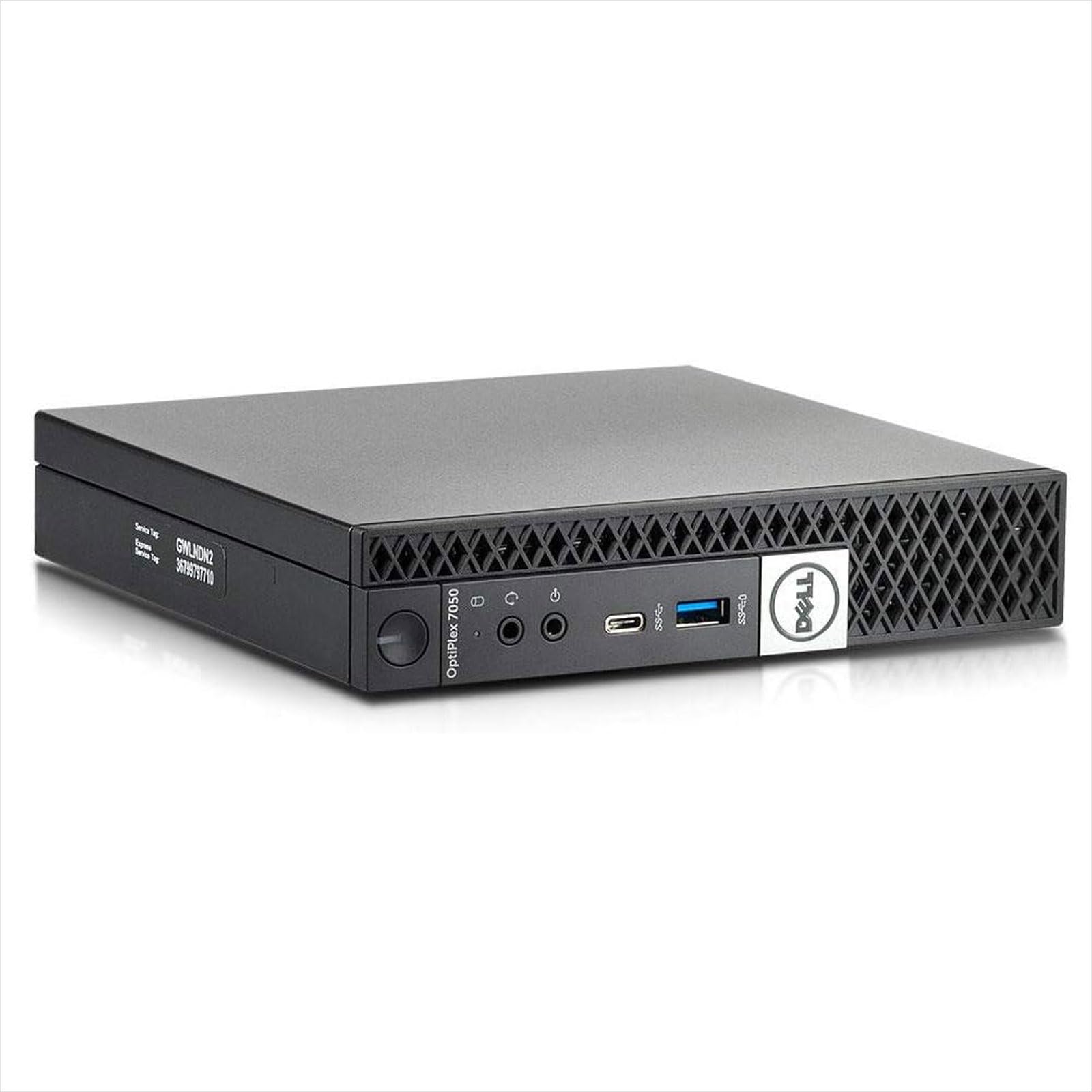 DELL Optiplex 7050 Tiny Mini PC Desktop PC Business Intel Core i7 7th, RAM 16 GB, SSD 256 GB, Wifi USB, HDMI + Displayport, Windows 11 Pro + Libre Office (generally overhauled)