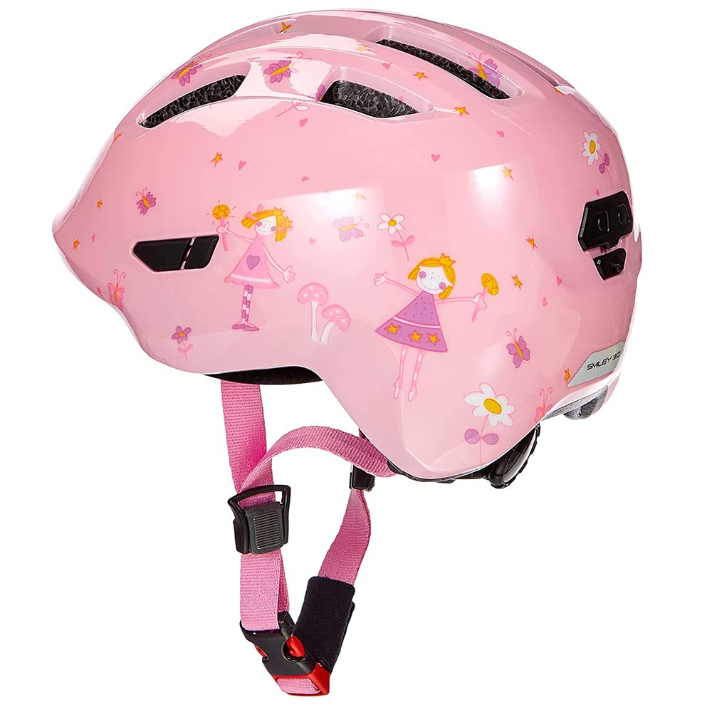 ABUS Unisex Bicycle Helmet, Pink (Rose Princess), M (50-55 cm) - 67251