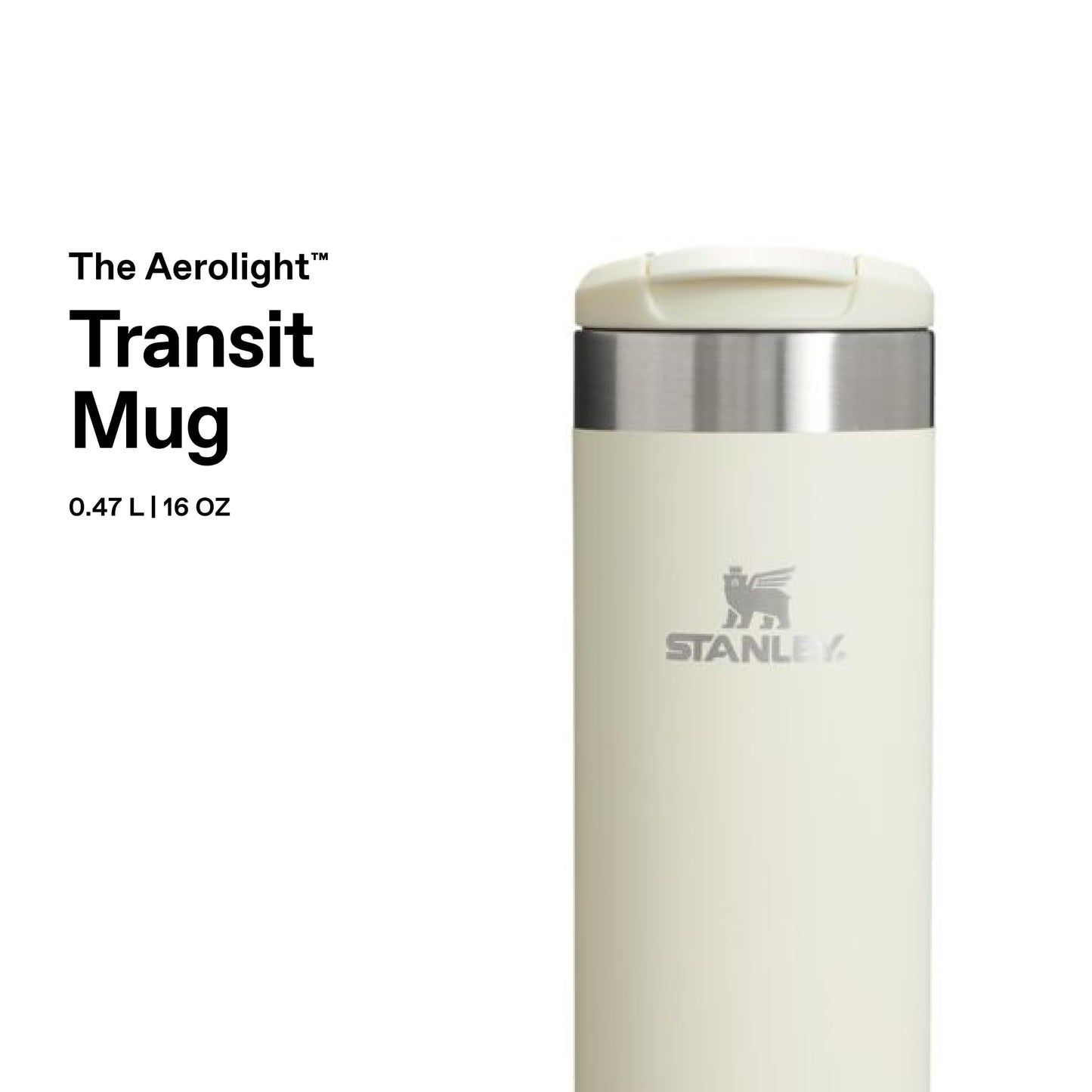 Stanley 1913 Aerolight Transit Thermo Mug 0.47L Cream