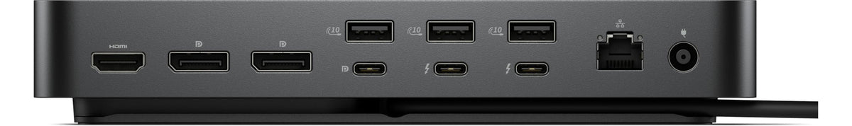 Dell Pro Thunderbolt 4 Smart Dock SD25TB4 – Docking station USB-C cu o putere de încărcare de 130W, suport pentru 4X 4K display, Dual DP 1.4, HDMI 2.1, 2X Thunderbolt 4, 2.5GbE, management WiFi, design ecologic.