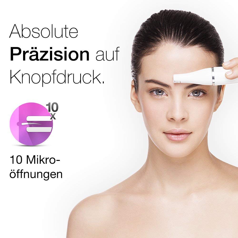 Braun FaceSpa Epilator facial pentru femei, 851v, Alb/Bronz - 81581331