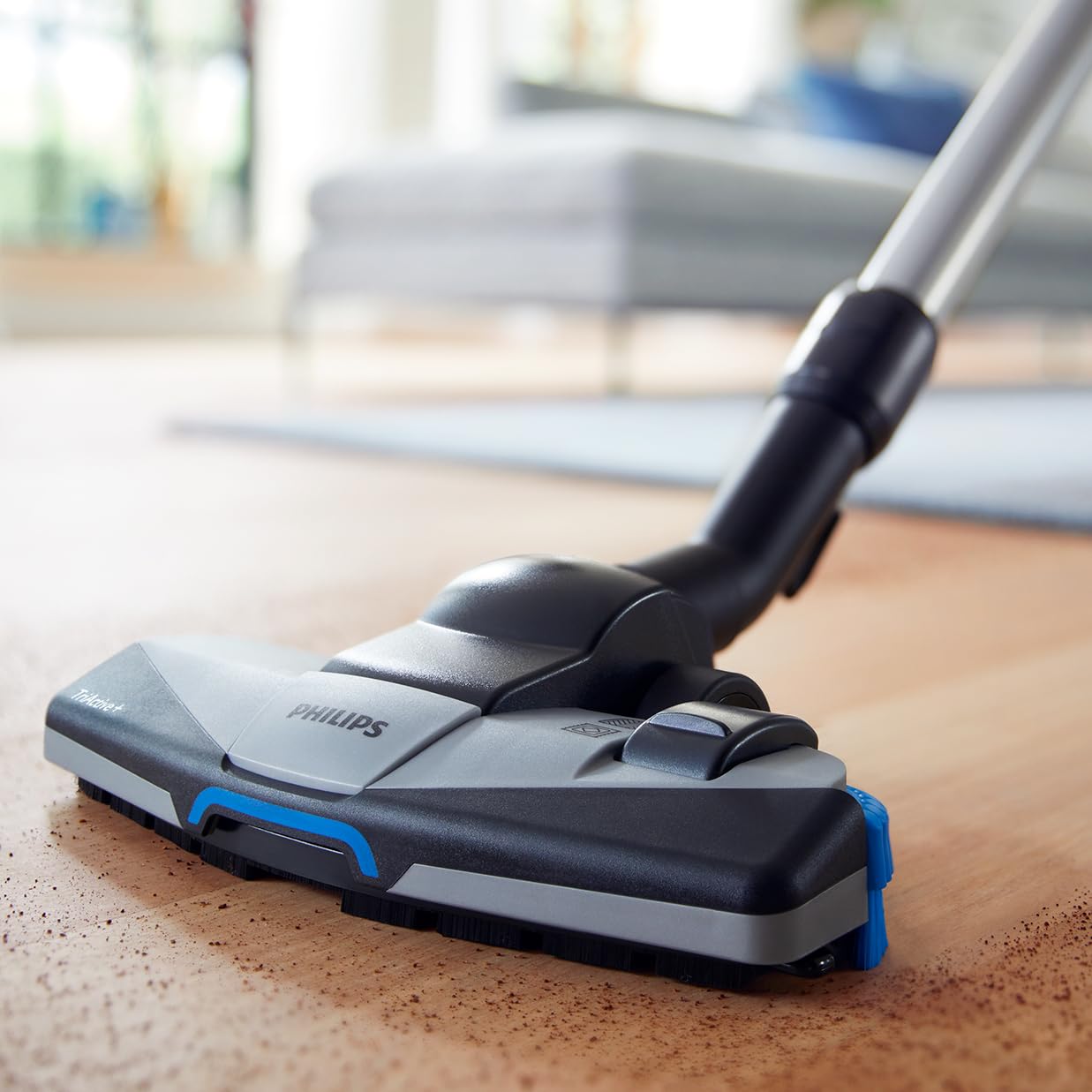 PHILIPS PowerPro Expert Bagless Vacuum Cleaner - Compact, 900 W Motor, PowerCyclone 8 Technology for Strong Suction, Multi-Surface Cleaning, Allergy Lock, Super Turbo Brush (FC9745/09)