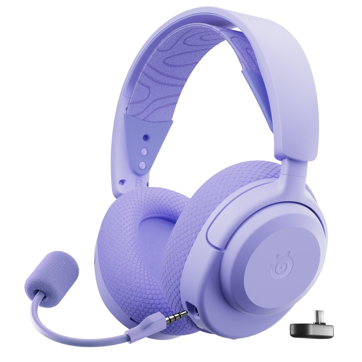 SteelSeries Arctis Nova 3X Wireless Xbox Headset - Gaming Headset Wireless - App Control - 40 Hours Battery Life & Fast Charging - 2.4 GHz/Bluetooth - Detachable Microphone - For Xbox, PC & More - Lavender - 61693