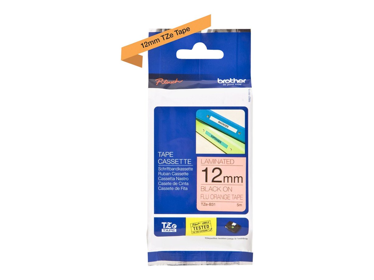 Brother original P-touch label tape TZe-B31 12 mm - TZEB31