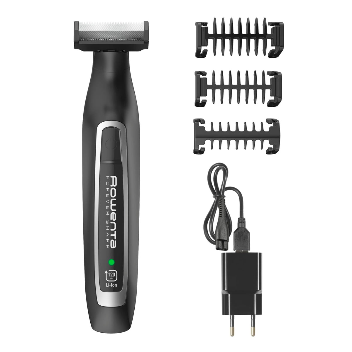 Rowenta Forever Sharp, Beard Trimmer, Stainless Steel Blades TN6000