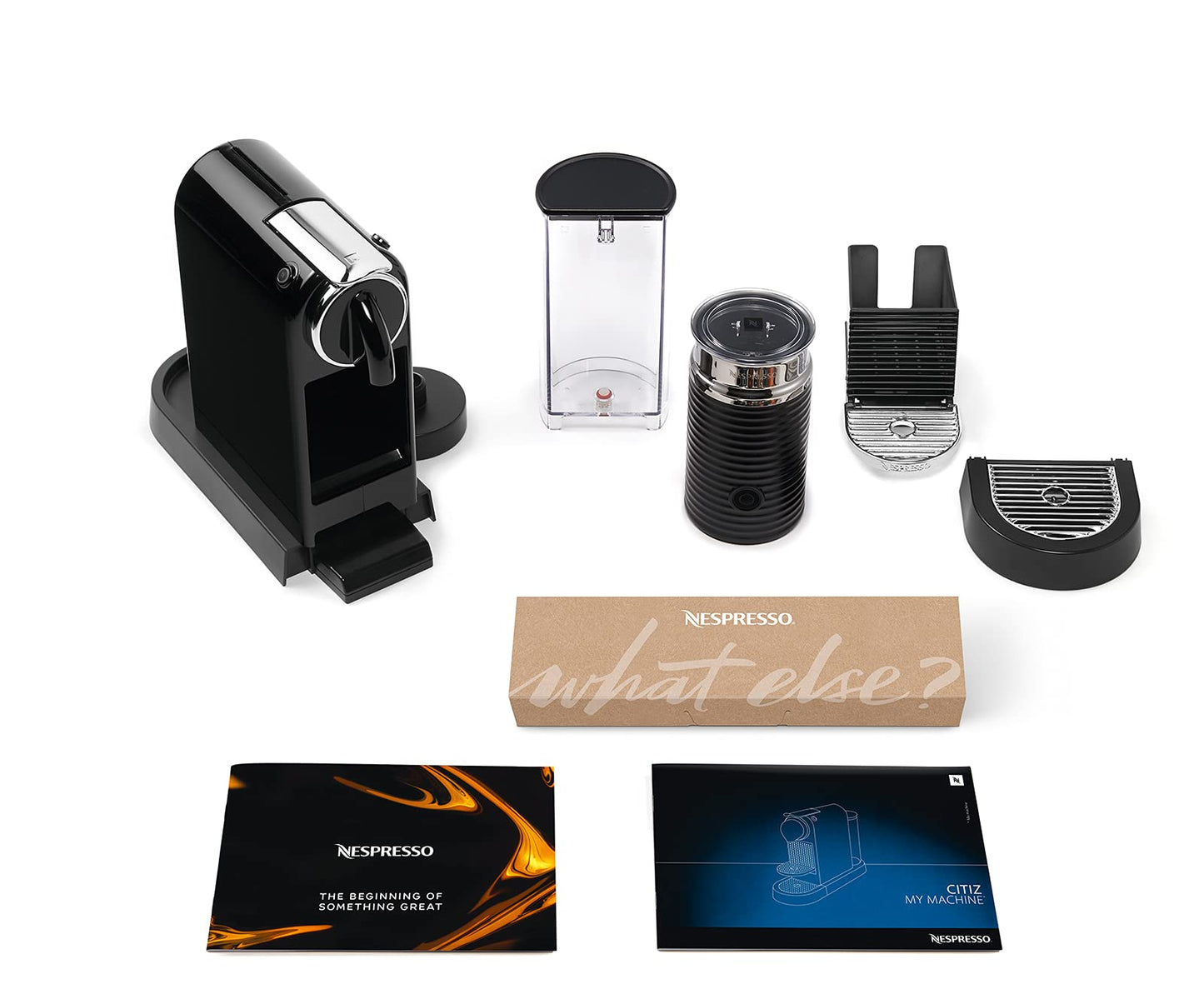 De'Longhi Nespresso Citiz EN267.WAE coffee machine with milk frother, energy saving function, black - EN267.BAE