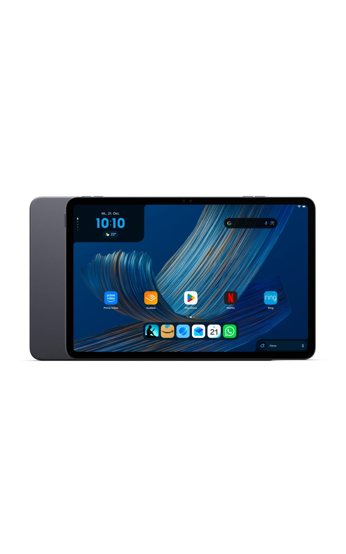 Noul tablet Amazon Alexa 11, 8 GB RAM, 64 GB, display strălucitor de 11 inch cu 2,5K, baterie pentru întreaga zi, cu Google Play, dezvoltat pentru Alexa+, culoare grafit - TR24E7