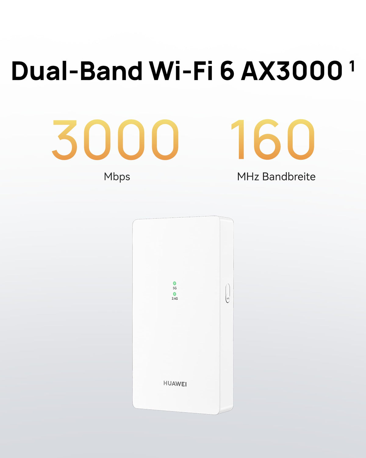 HUAWEI WiFi Extender AX3000, Dual-Band Wi-Fi 6 AX3000