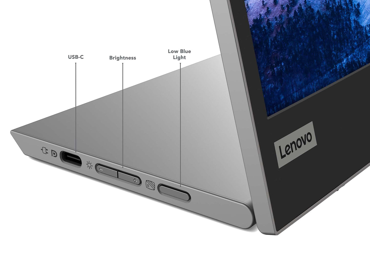 Lenovo L15 | 15.6" Full HD monitor | 1920x1080 | 60Hz | 250 nits | 6ms response time | IPS panel | USB-C 3.2 | USB 2.0 | anti-reflective | 0.86kg | black | incl. USB-C cable - 66E4UAC1WL