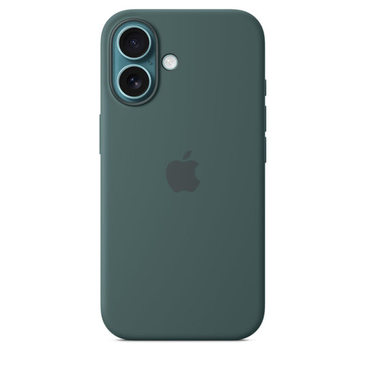 Apple iPhone 16 Silicone Case with MagSafe - Sea Green  - MYY83ZM/A