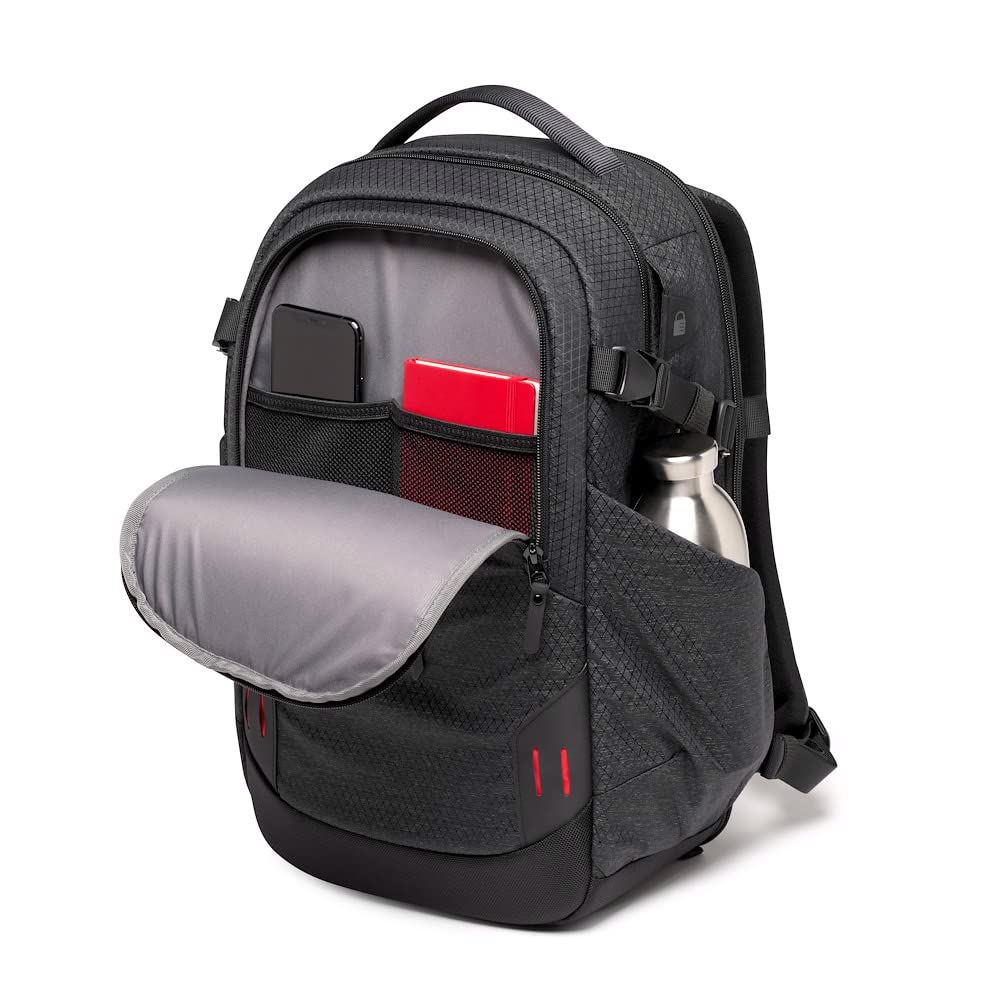 Manfrotto PRO Light Backloader S, Professional Camera Backpack, Top and Rear Access, Double Tripod Mount, Padded Backpack with Interchangeable Dividers, Black - MB