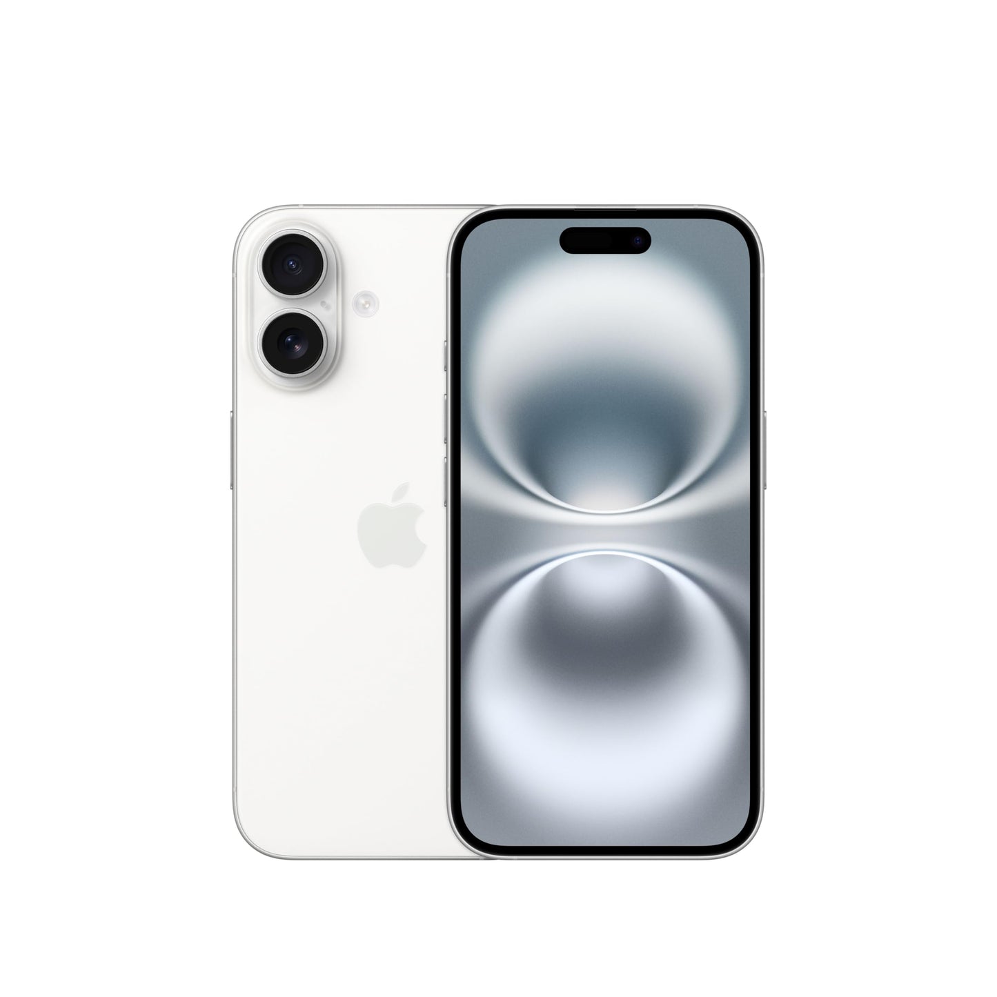 Apple iPhone 16 128 GB: 5G cell phone with camera control, A18 chip and a real battery boost. Works with AirPods, White - MYE93ZD/A