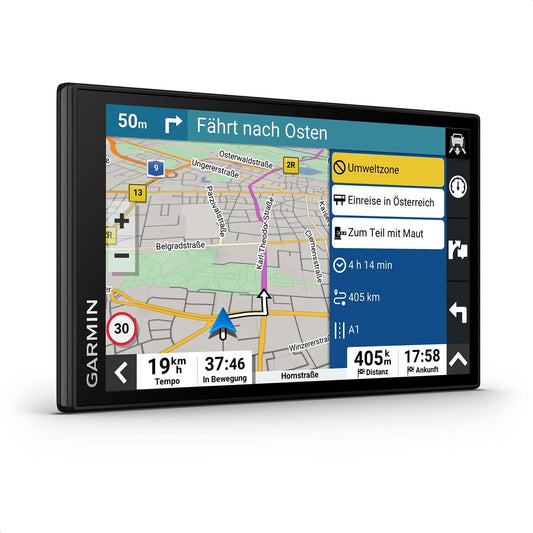 Garmin DriveSmart 66 MT-S Amazon Alexa – Dispozitiv de navigație cu Alexa integrată, ecran HD luminos de 6 inch (15,2 cm), hărți europene 3D cu zone de mediu, informații despre trafic în timp real prin aplicația Garmin Drive. - 010-02469-12