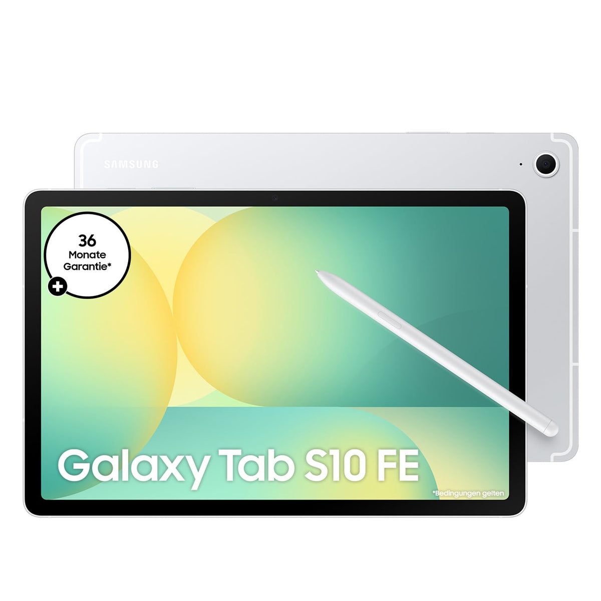 Samsung Galaxy S10 FE AI-Tablet, Android Tablet, 256 GB storage, 12 GB RAM, 27.70 cm/10.9" display, includes S Pen, Wi-Fi, long battery life, silver, 36 months manufacturer warranty [Exclusive on Amazon] - SM-X520NZSPEUB
