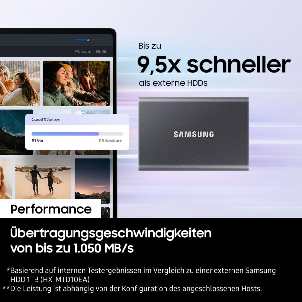 Samsung Portable SSD T7