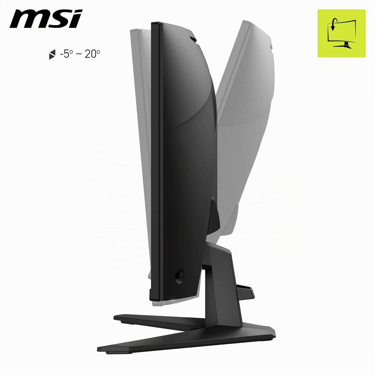 MSI MAG 276CFA E20 27-Inch FHD 1500R Gaming Monitor, 1920 x 1080 Rapid VA, 200 Hz, 0.5 ms, HDR capable, AMD FreeSync Premium, Eye Care, AI Vision, HDMI 2.0b, DP 1.2a, VESA mount, black - 4711377389525