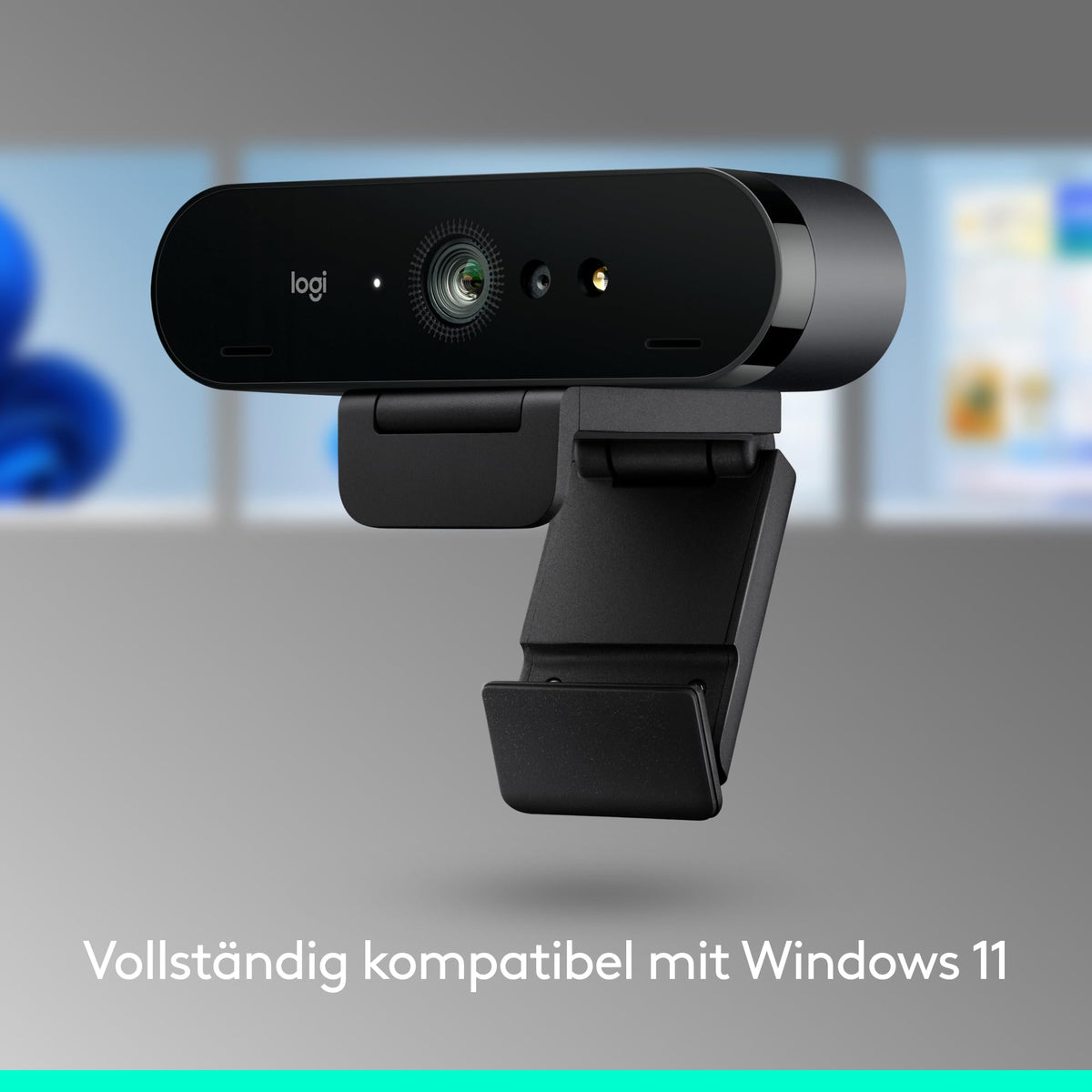 Logitech Brio 4K Webcam, Videoconferințe, Microfon cu reducerea zgomotului - 960-001718