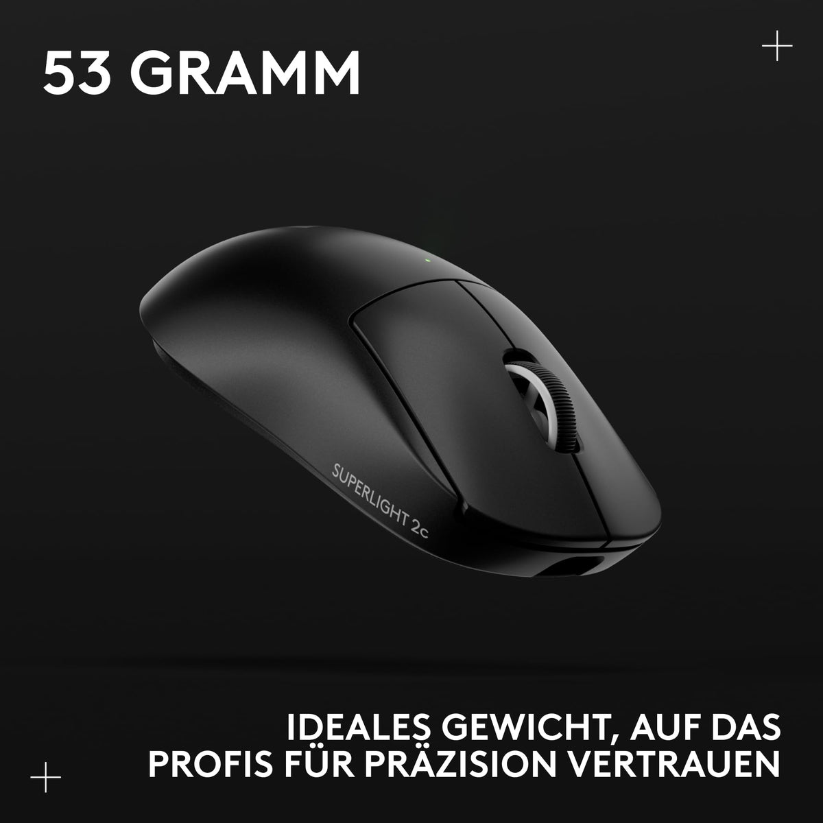 Logitech G PRO X Superlight 2c SE Gaming-Maus - Schwarz - 910-007801